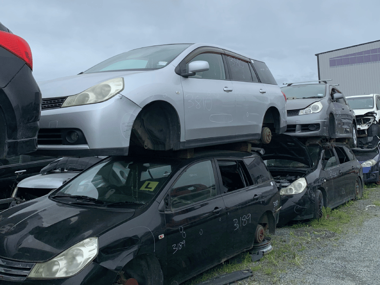 A shiny silver car being sold for cash at Cash For Cars Rotorua by Atlas Auto.